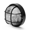 LAMPA DE PERETE/TAVAN CU SOCLU E27 IP44  - NEGRU