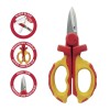 Foarfeca electrician 1000v tecnid, izolate, cu lamă din oțel inoxidabil Foarfeca electrician 1000v tecnid, izolate, cu lamă din oțel inoxidabil