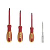 Set de șurubelnițe izolate vde 1000v - 3 șurubelnițe + tester tensiune Set de șurubelnițe izolate vde 1000v - 3 șurubelnițe + tester tensiune