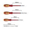 Set de șurubelnițe izolate vde 1000v - 3 șurubelnițe + tester tensiune Set de șurubelnițe izolate vde 1000v - 3 șurubelnițe + tester tensiune