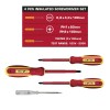 Set de șurubelnițe izolate vde 1000v - 3 șurubelnițe + tester tensiune Set de șurubelnițe izolate vde 1000v - 3 șurubelnițe + tester tensiune