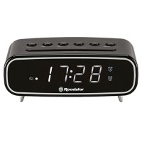 Ceas deșteptător cu radio fm pll roadstar clr-2310, alarmă duală, design compact