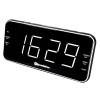 Ceas deșteptător cu radio fm pll roadstar hra-1300 - retro, cu difuzor mono