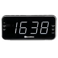 Ceas deșteptător cu radio fm pll roadstar hra-1300 - retro, cu difuzor mono