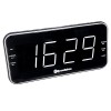 Ceas deșteptător cu radio fm pll roadstar hra-1300 - retro, cu difuzor mono