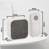 Sonerie wireless 36 melodii 150m cu led și instalare ușoară