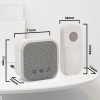 Set sonerii wireless 36 melodii 150m rază acțiune 220-240v
