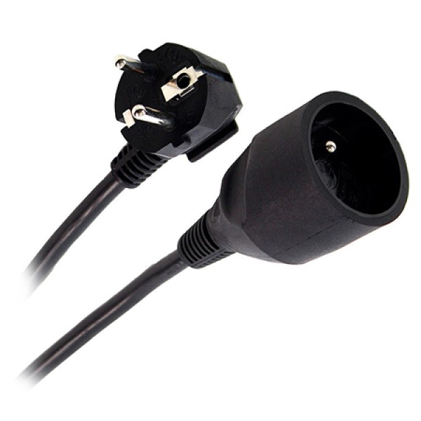 CABLU EXTENSIE(CUPLA) 3M (3GX1.5MM) - NEGRU