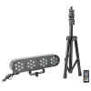 LED BAR 4X7X1W RGBW + TREPIED
