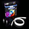 CABLU USB-C - USB-C FAST CHARGE 1M ILUMINAT LED CABLU USB-C - USB-C FAST CHARGE 1M ILUMINAT LED