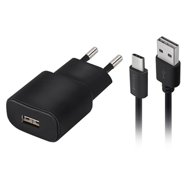 INCARCATOR RETEA 10W 1X USB 2A + CABLU USB-C INCARCATOR RETEA 10W 1X USB 2A + CABLU USB-C