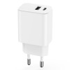 INCARCATOR RETEA USB-C +USB A FAST CHARGING 20W - ALB INCARCATOR RETEA USB-C +USB A FAST CHARGING 20W - ALB