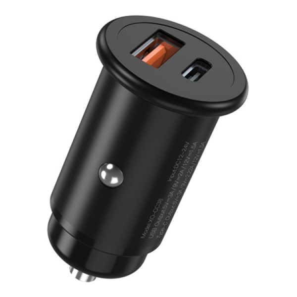 INCARCATOR AUTO 20W 3.0 PD USB-C + USB INCARCATOR AUTO 20W 3.0 PD USB-C + USB