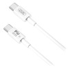CABLU TIP C - TIP C 60W 2M - ALB CABLU TIP C - TIP C 60W 2M - ALB