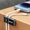 SUPORT MAGNETIC PENTRU CABLURI - NEGRU