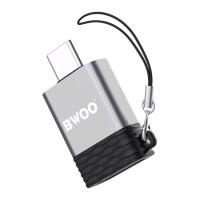 Adaptor otg usb-c la usb - transfer rapid 480 mbps, 2.4 a