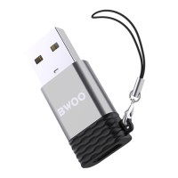 Adaptor otg usb la usb-c - 2.4a, viteză transfer 480 mbps