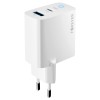 INCARCATOR RETEA USB-C + USB A FAST CHARGING 45W - ALB