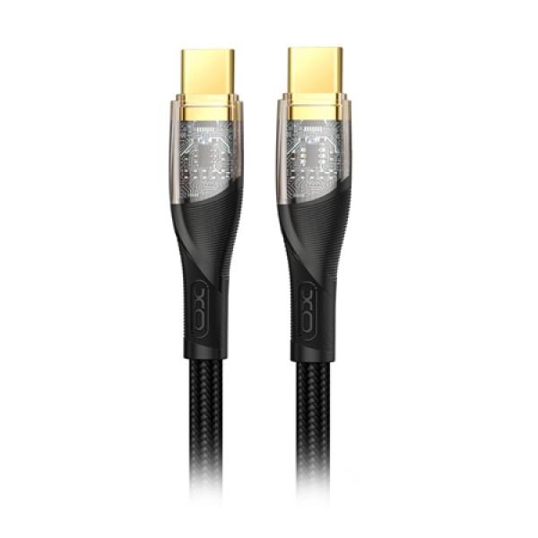 CABLU USB-C - USB-C 60W 1M - NEGRU