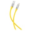 CABLU USB - TIP C 6A 1M - GALBEN