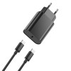 INCARCATOR RETEA USB-C FAST CHARGE PD 20W - NEGRU
