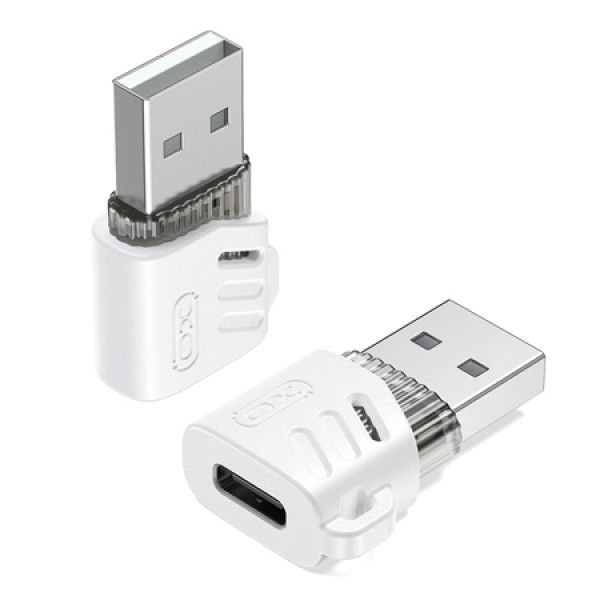 Adaptor usb-c la usb - xo nb256d, alb, compatibil cu laptopuri și tablete