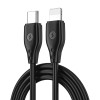 CABLU USB-C - LIGHTNING 1.2M 30W - negru CABLU USB-C - LIGHTNING 1.2M 30W - negru