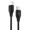 CABLU USB-C - LIGHTNING 1.2M 30W - negru CABLU USB-C - LIGHTNING 1.2M 30W - negru