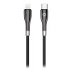 CABLU USB C - LIGHTNING 1M 27W - NEGRU CABLU USB C - LIGHTNING 1M 27W - NEGRU