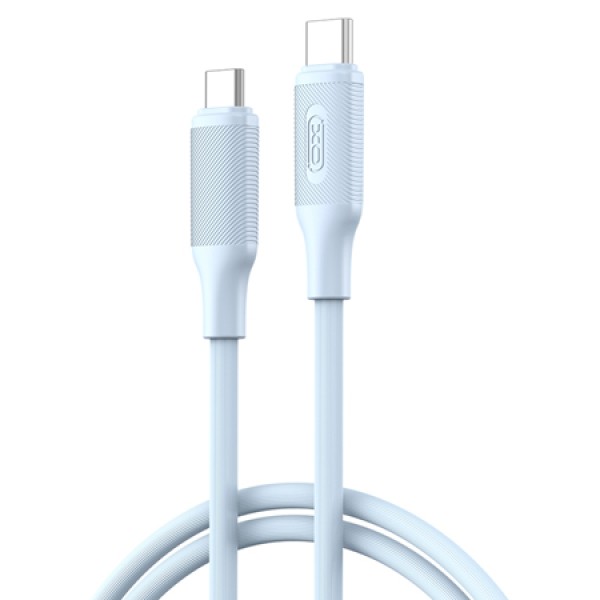 CABLU TIP C -TIP C 60W 1M - ALBASTRU CABLU TIP C -TIP C 60W 1M - ALBASTRU