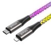 CABLU USB-C - LIGHTNING 27W ILUMINAT RGB CABLU USB-C - LIGHTNING 27W ILUMINAT RGB