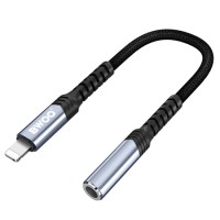 Adaptor audio lightning - jack 3.5mm negru - conexiune optimă