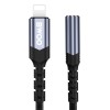 Adaptor audio lightning - jack 3.5mm negru - conexiune optimă