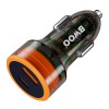 INCARCATOR AUTO 38W QC 18W + PD 20W - TRANSPARENT INCARCATOR AUTO 38W QC 18W + PD 20W - TRANSPARENT