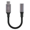 Adaptor audio tip c la jack 3.5mm - convertor plug-and-play negru