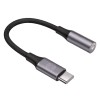 Adaptor audio tip c la jack 3.5mm - convertor plug-and-play negru