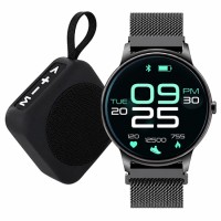 SMARTWATCH 1.4'' + MINI BOXA PORTABILA