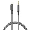 CABLU AUDIO JACK 3.5MM TATA - TIP C 1M - NEGRU