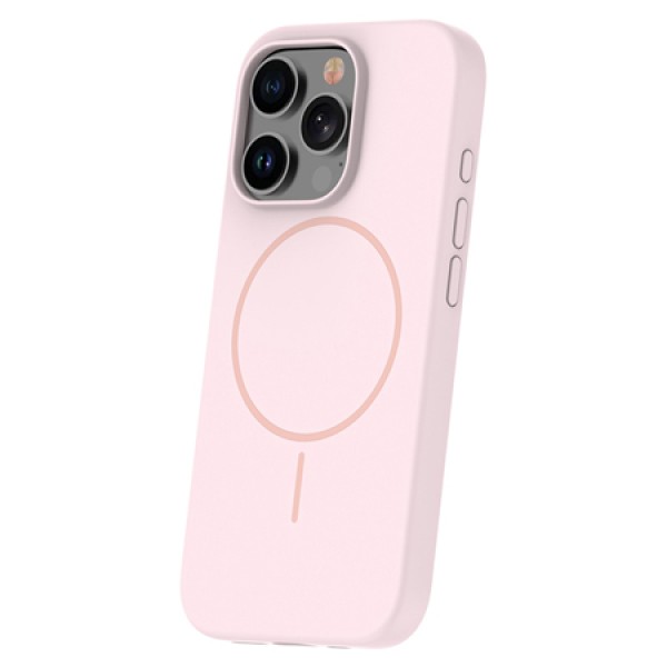 HUSA SILICON PENTRU IPHONE 15 6.1 - ROZ HUSA SILICON PENTRU IPHONE 15 6.1 - ROZ