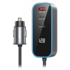 INCARCATOR AUTO 30W PD 2X USB-C + 1X USB A - NEGRU INCARCATOR AUTO 30W PD 2X USB-C + 1X USB A - NEGRU