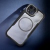 HUSA TELEFON CARBON MAG SAFE PENTRU SAMSUNG S24 ULTRA - NEGRU