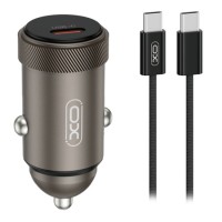 INCARCATOR AUTO PD 30W UCB-C + CABLU USB-C - USB-C