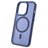 HUSA SILICON PENTRU IPHONE 17 PRO MAX CU INEL - ALBASTRU NAVY