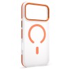 HUSA PROTECTIE MAG CASE IPHONE 17 PRO MAX - TRANSPARENT/PORTOCALIU