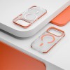 HUSA PROTECTIE MAG CASE IPHONE 17 PRO MAX - TRANSPARENT/PORTOCALIU