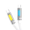 CABLU USB-C - USB - C 1.2M 240W CU RGB SI AROMATHERAPY - ALB CABLU USB-C - USB - C 1.2M 240W CU RGB SI AROMATHERAPY - ALB