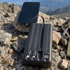 POWER BANK CU INCARCARE SOLARA 20000MAH - NEGRU