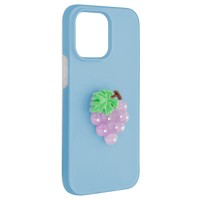 HUSA SILICON PENTRU IPHONE 15 - ALBASTRU