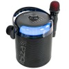 BOXA KARAOKE CU 2 MICROFOANE WIRELESS BT/USB/MSD/AUX - NEGRU