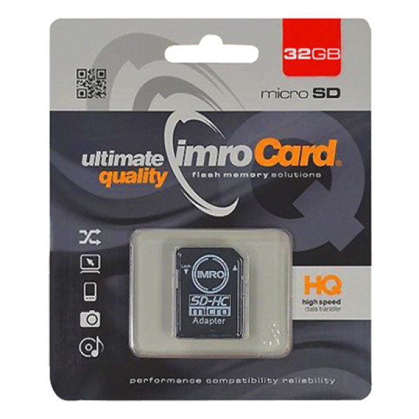 MICRO SD 32GB CL 10 UHS-1 + ADAPTOR SD MICRO SD 32GB CL 10 UHS-1 + ADAPTOR SD